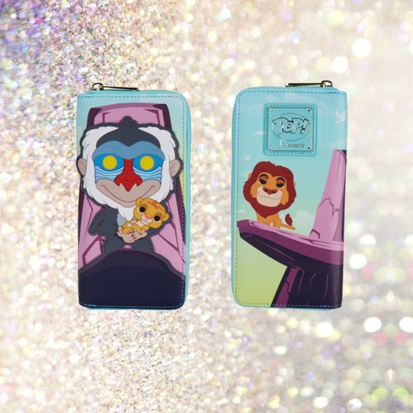 Loungefly Funko Pop The Lion King Pride Rock Mini Backpack and Wallet - Picture 5 of 7
